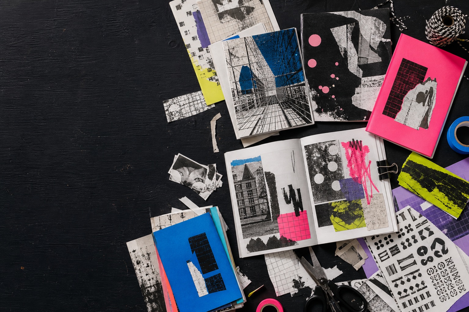 Zine Maker web publishing interface artwork